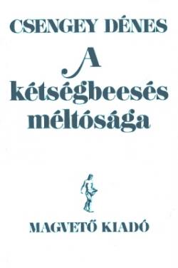A kétségbeesés méltósága (1988)