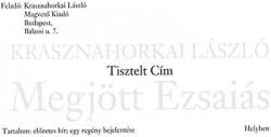 Megjött Ézsaiás (1998)