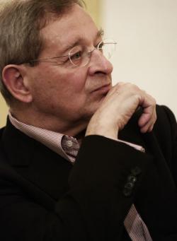 Nádas Péter fotókiállításának megnyitása a Petőfi Irodalmi Múzeumban (2012, PIM)