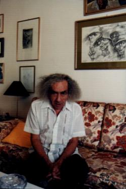Faludy György otthonában, 2001 nyarán (fotók: Gergely István)