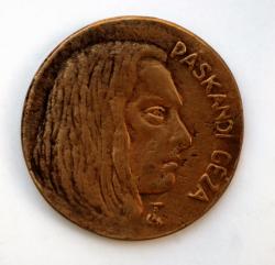 Bronz plakett (Tőrös Gábor alkotása)