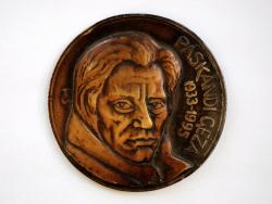 Bronz plakett (Tőrös Gábor alkotása)