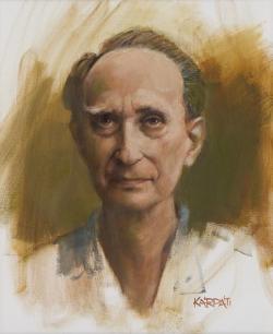 Kárpáti Éva: Rába György (olaj, vászon)