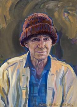 Keserü Ilona: Tandori Dezső (olaj, vászon, 68 x 49 cm)